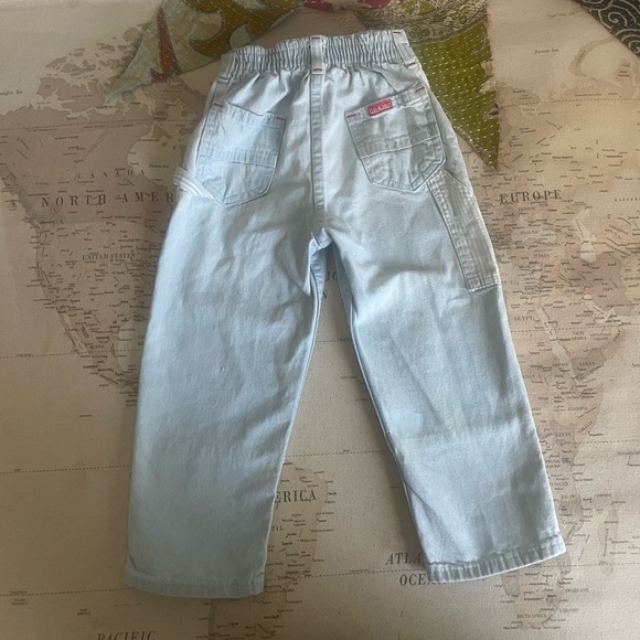 Oshkosh B’gosh Vintage Made in USA Light Blue Denim Pant Size 2 - Picture 7 of 13